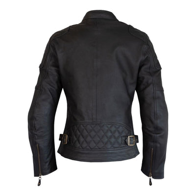 Merlin Bristol Café D3O® Ladies Leather Jacket Black