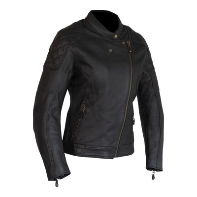 Merlin Bristol Café D3O® Ladies Leather Jacket Black