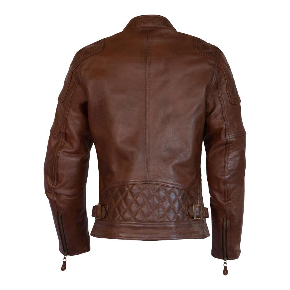 Merlin Bristol Café D3O® Ladies Leather Jacket Brown