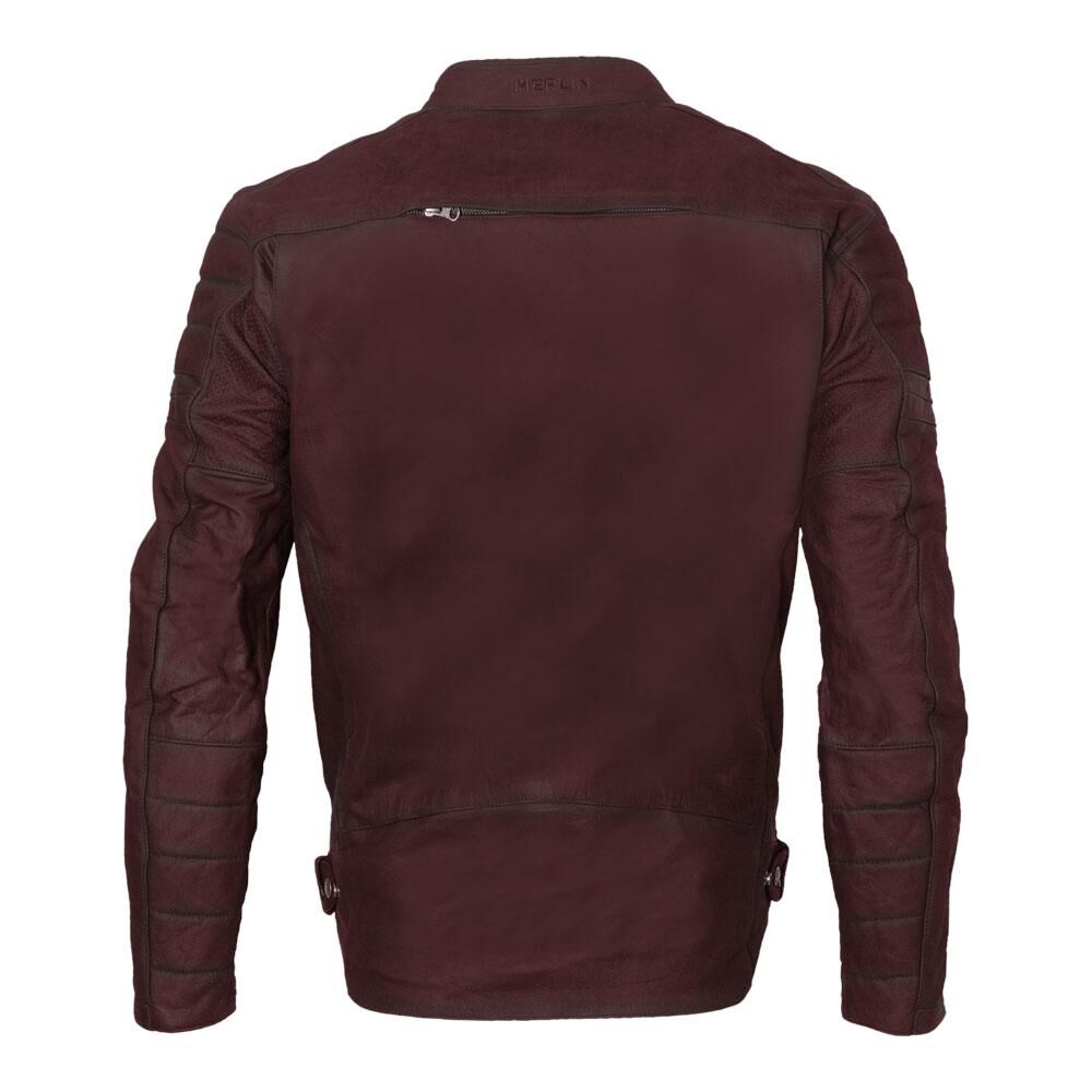 Merlin Alton II D3O® Leather Jacket Oxblood
