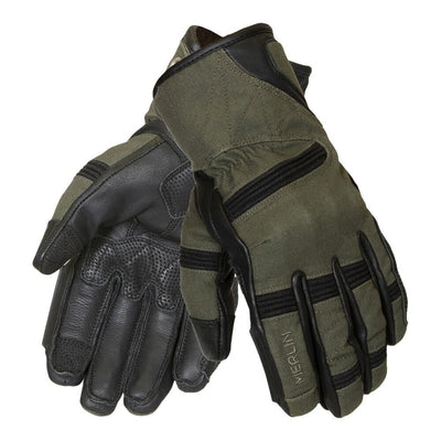 Merlin Mahala D3O® Waterproof Gloves Black/Olive