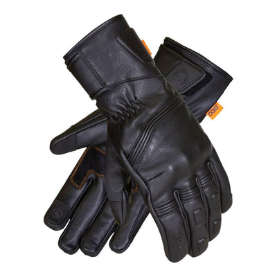 Merlin Calton D3O® Leather Gloves Black