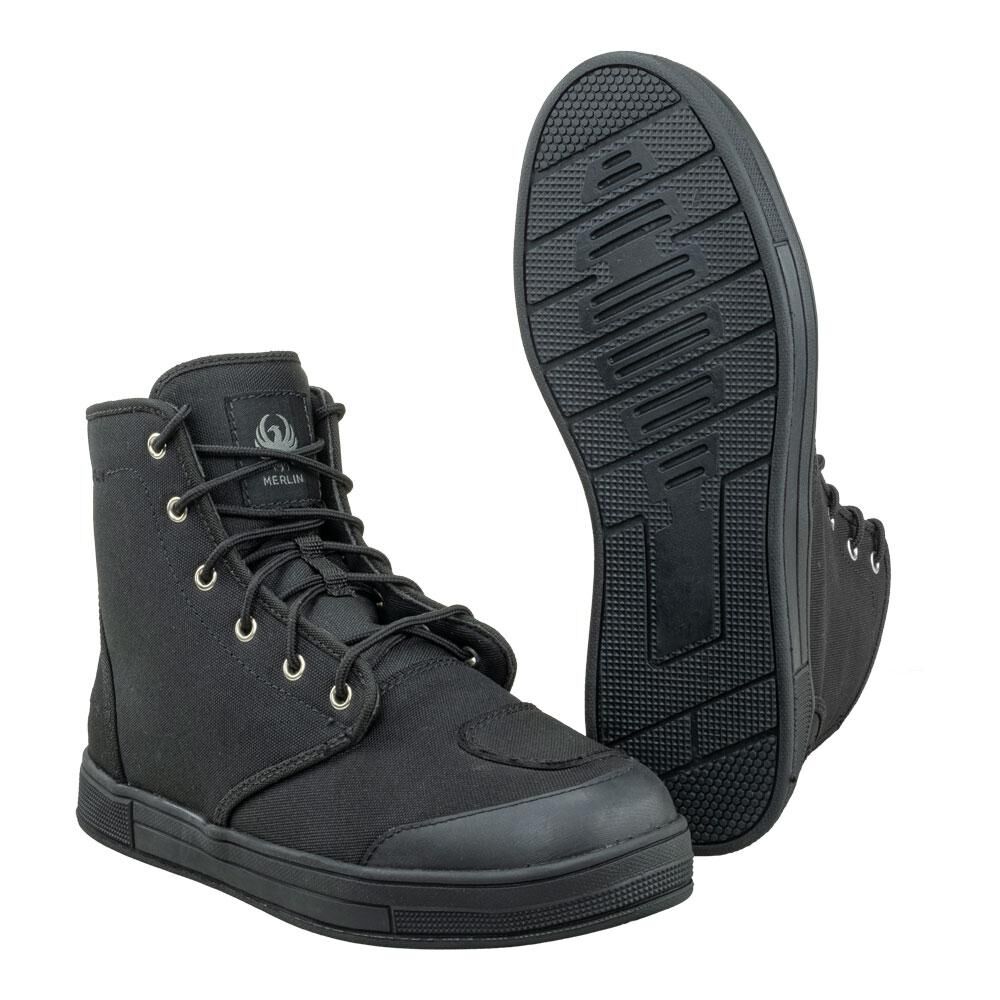 Merlin Knots D3O® Canvas Boots Black