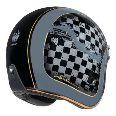 Merlin Blackbird Racer Helmet Black