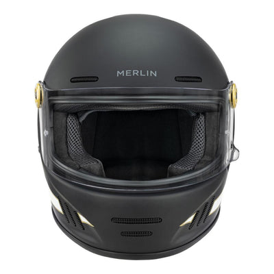 Merlin Revival Flash Helmet Matt Black