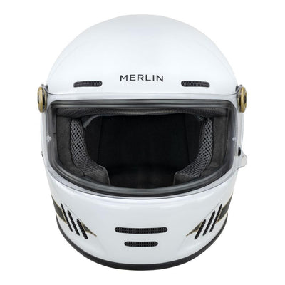 Merlin Revival Flash Helmet Optic White