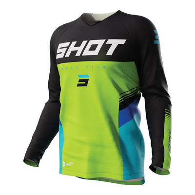 Shot Raw Kid Tracer Jersey Green