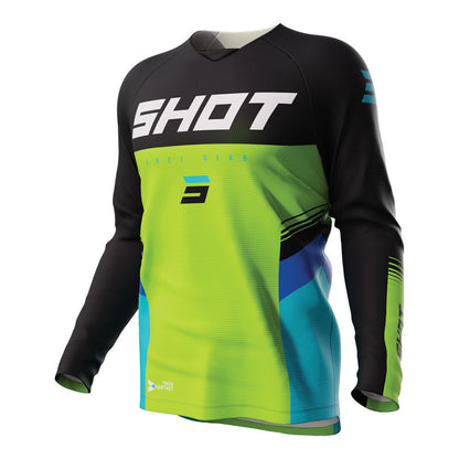 Shot Raw Kid Tracer Jersey Green