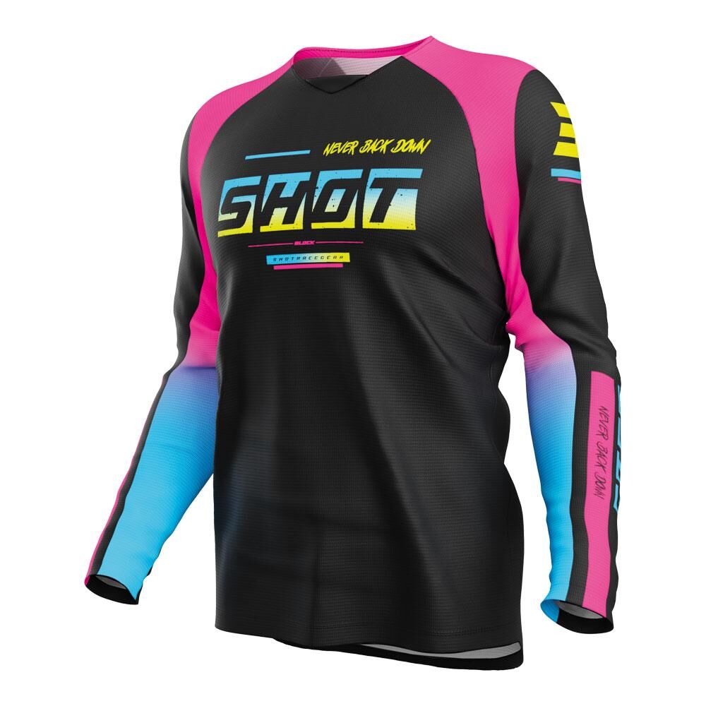 Shot Draw Kid Block Jersey Pink