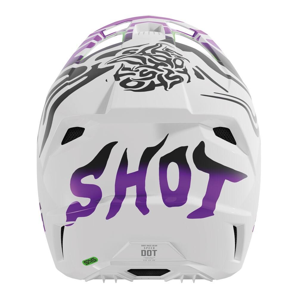 Shot Speed Kid Ghost Helmet Purple Glossy