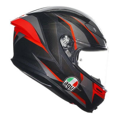 AGV K6 S - SLASHCUT BLACK/RED