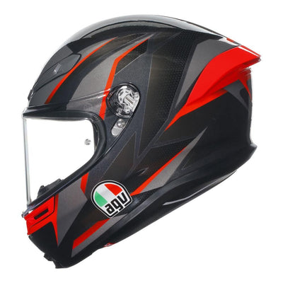 AGV K6 S - SLASHCUT BLACK/RED
