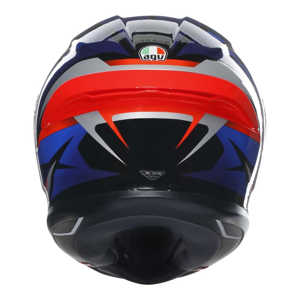 AGV K6 S - SLASHCUT BLUE/RED