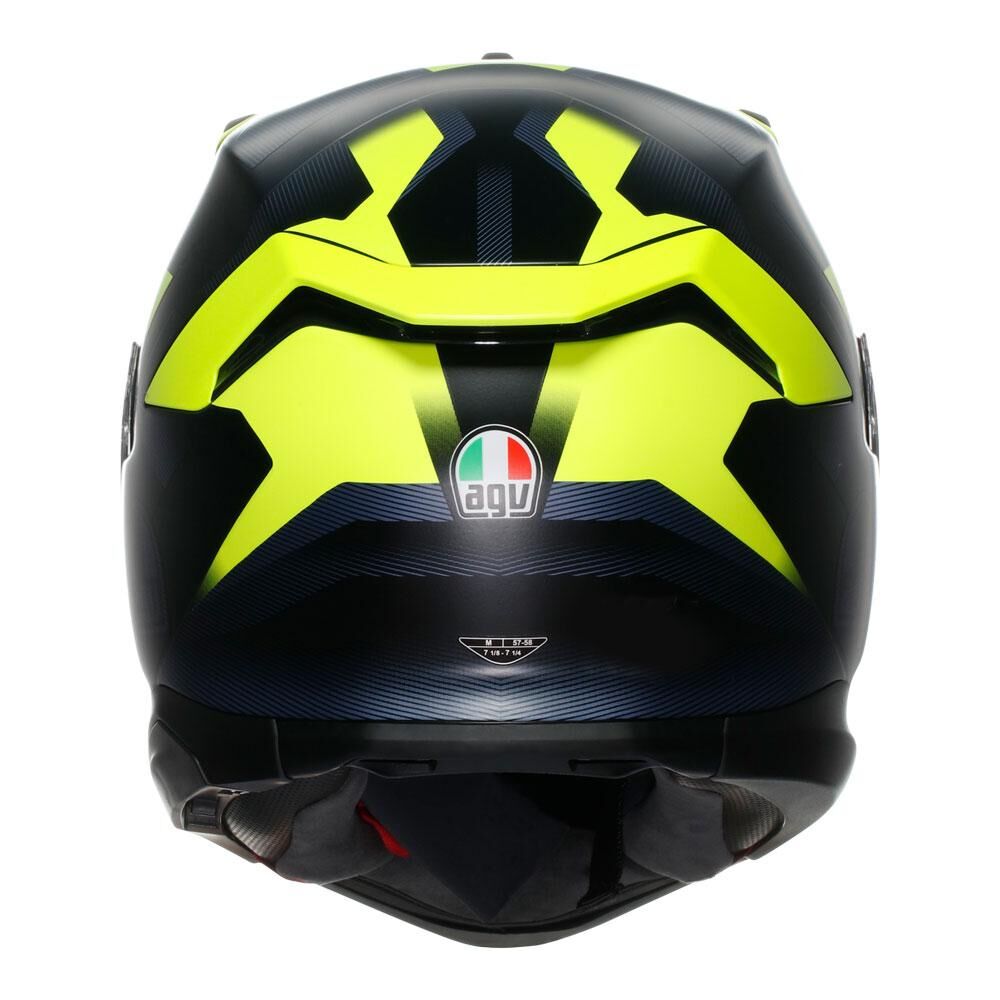 AGV K7 - GLIMPSE BLACK/YELLOW FLUO