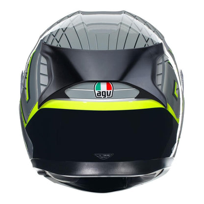 AGV K3 - FORTIFY GREY/BLACK/YELLOW FLUO