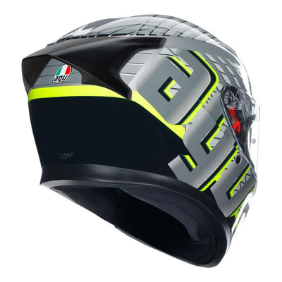 AGV K3 - FORTIFY GREY/BLACK/YELLOW FLUO
