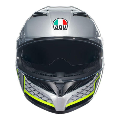 AGV K3 - FORTIFY GREY/BLACK/YELLOW FLUO