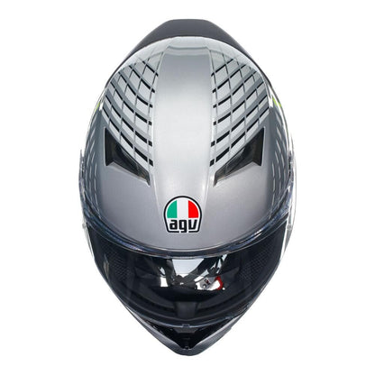 AGV K3 - FORTIFY GREY/BLACK/YELLOW FLUO