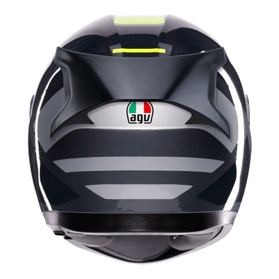 AGV K3 - SHADE GREY/YELLOW FLUO