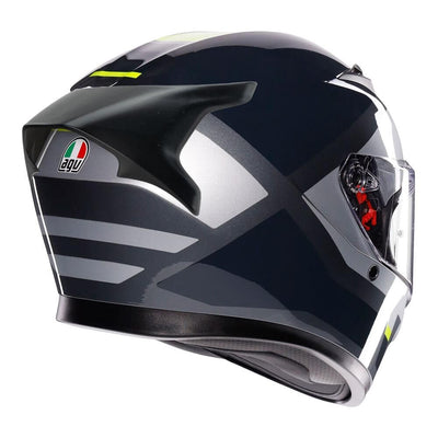 AGV K3 - SHADE GREY/YELLOW FLUO