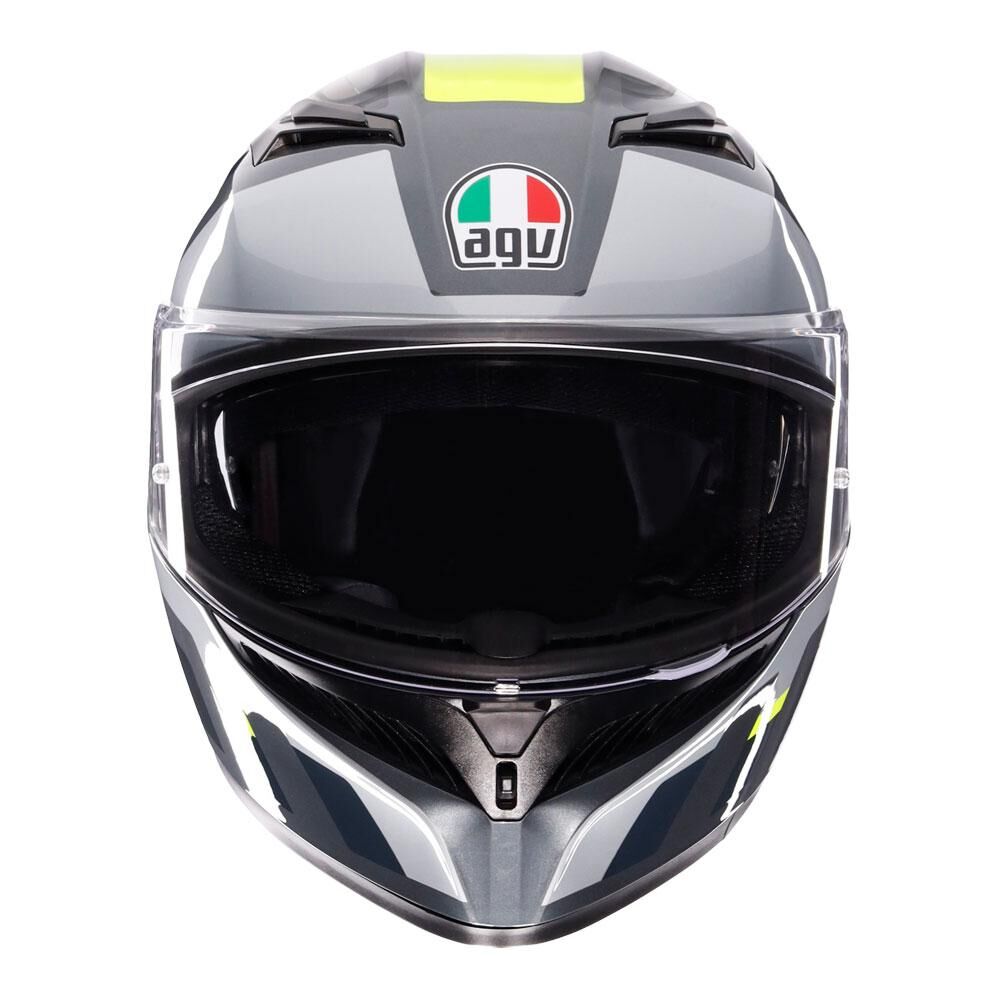 AGV K3 - SHADE GREY/YELLOW FLUO
