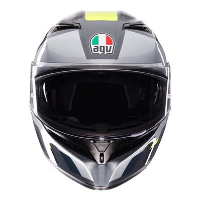 AGV K3 - SHADE GREY/YELLOW FLUO