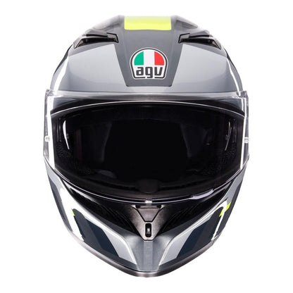 AGV K3 - SHADE GREY/YELLOW FLUO
