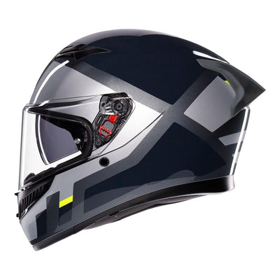 AGV K3 - SHADE GREY/YELLOW FLUO