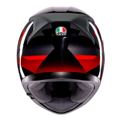 AGV K3 - STRIGA MATT BLACK/GREY/RED