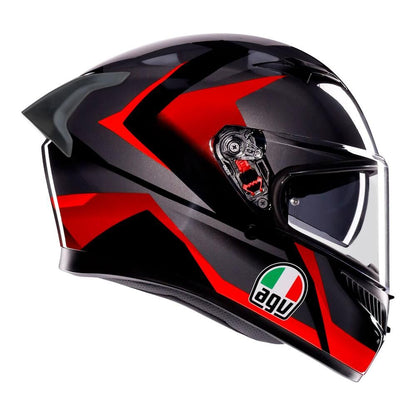 AGV K3 - STRIGA MATT BLACK/GREY/RED