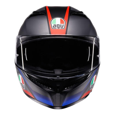 AGV K3 - STRIGA MATT BLACK/BLUE/RED