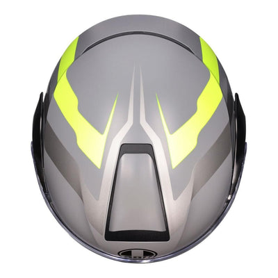 AGV STREETMODULAR - RESIA MATT GREY/BLACK/YELLOW