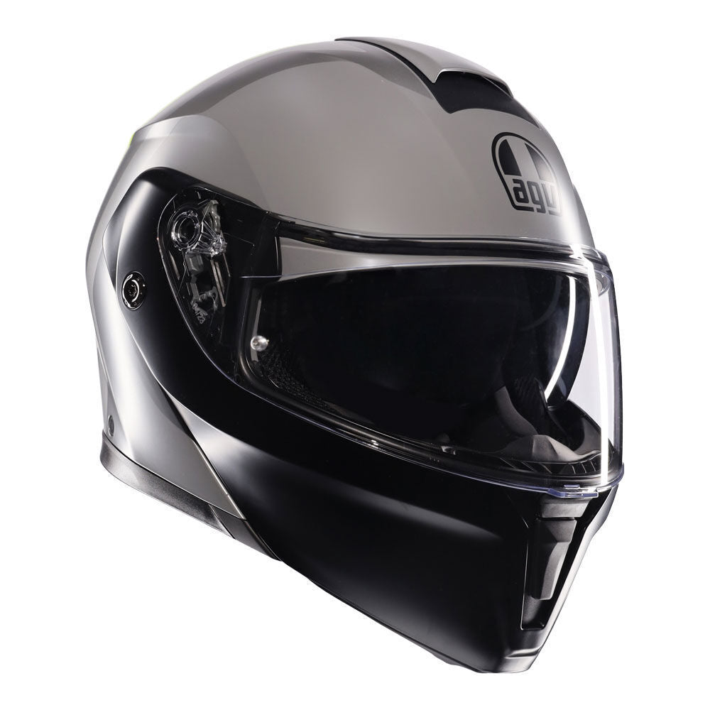 AGV STREETMODULAR - RESIA MATT GREY/BLACK/YELLOW