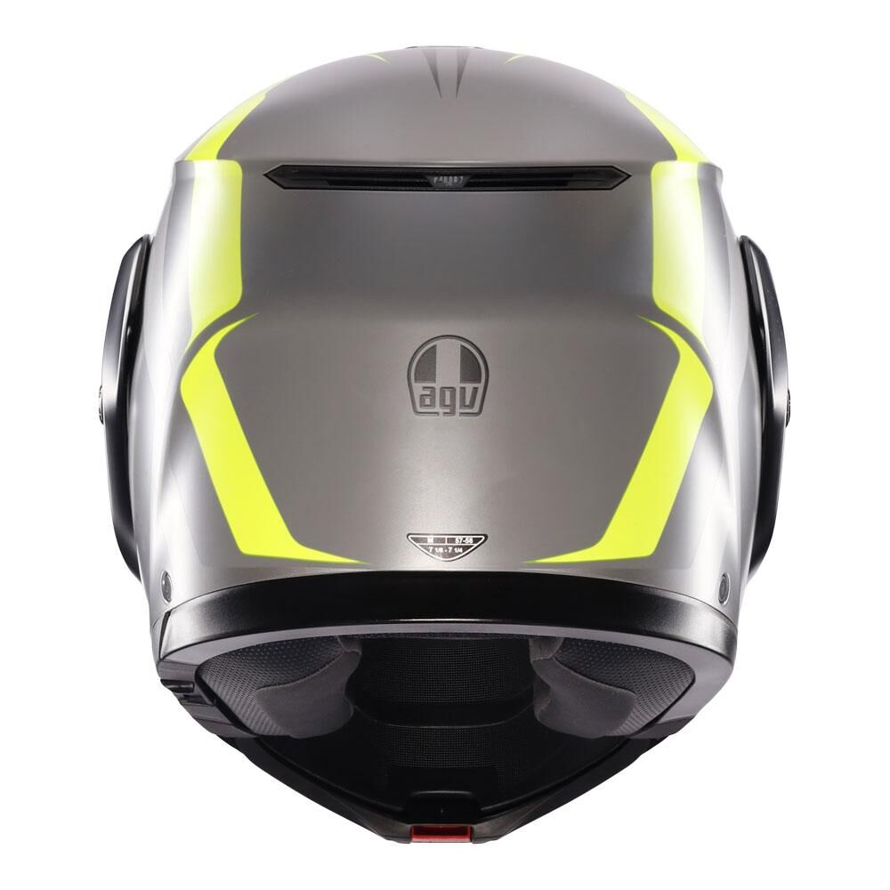 AGV STREETMODULAR - RESIA MATT GREY/BLACK/YELLOW