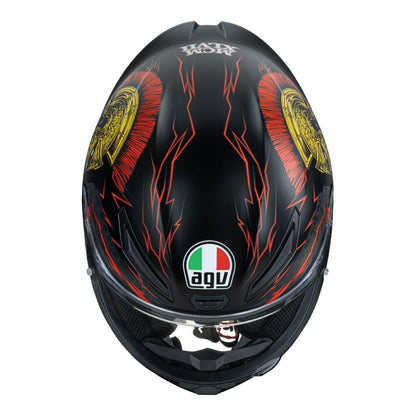 AGV K1 S - GLADIATOR MATT BLACK/GOLD/RED