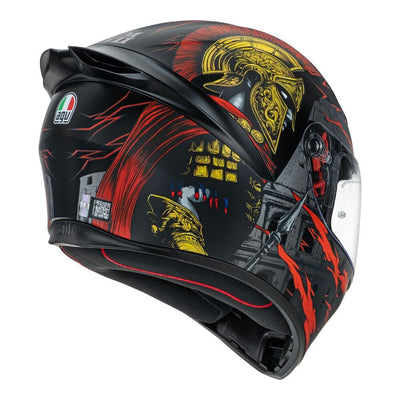 AGV K1 S - GLADIATOR MATT BLACK/GOLD/RED