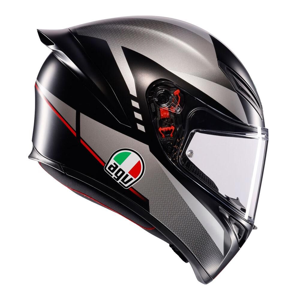 AGV K1 S - LAP MATT BLACK GREY RED