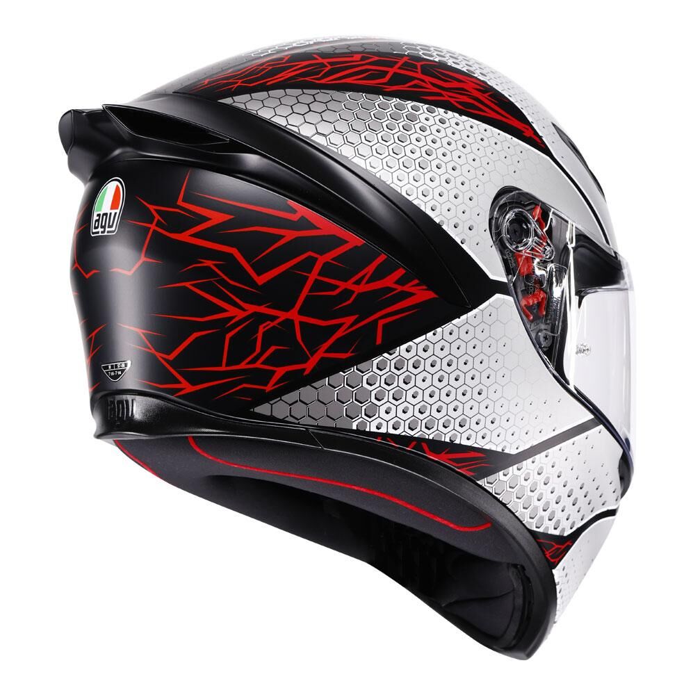 AGV K1 S - SPEEDARMOR MATT BLACK/GREY/RED