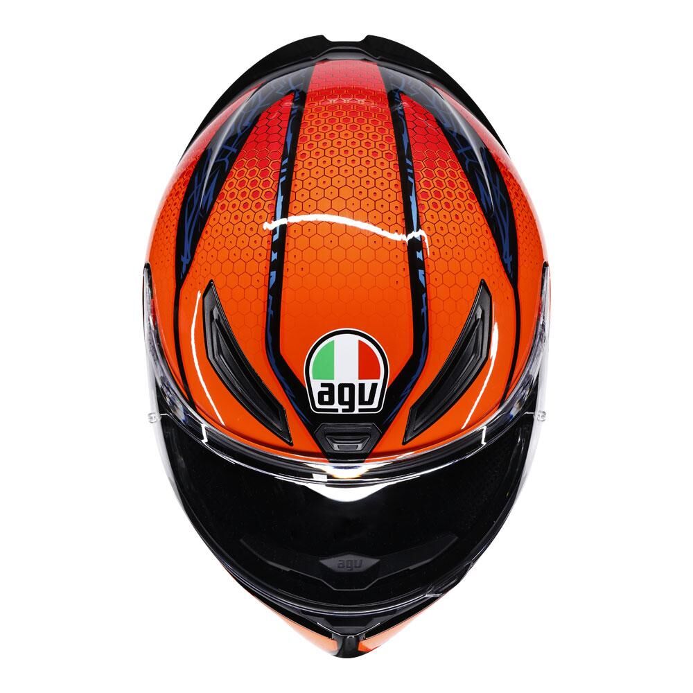 AGV K1 S - SPEEDARMOR BLACK/ORANGE/BLUE