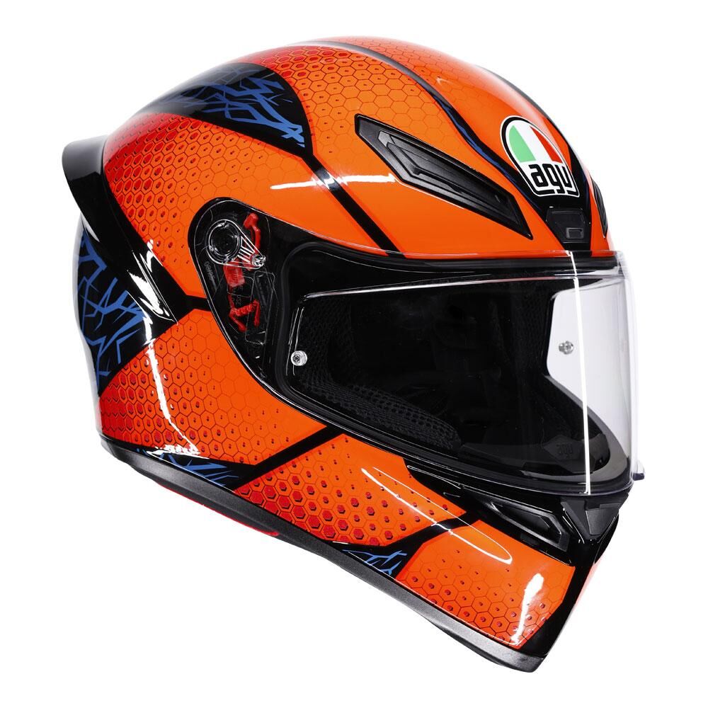 AGV K1 S - SPEEDARMOR BLACK/ORANGE/BLUE