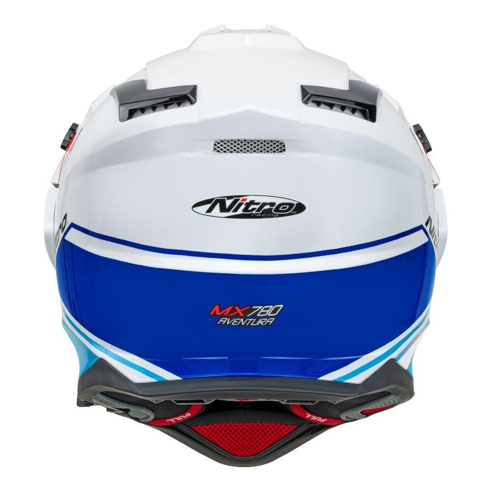 NITRO MX780 ADVENTURE GLOSS WHITE/LIGHT BLUE/RED/BLUE