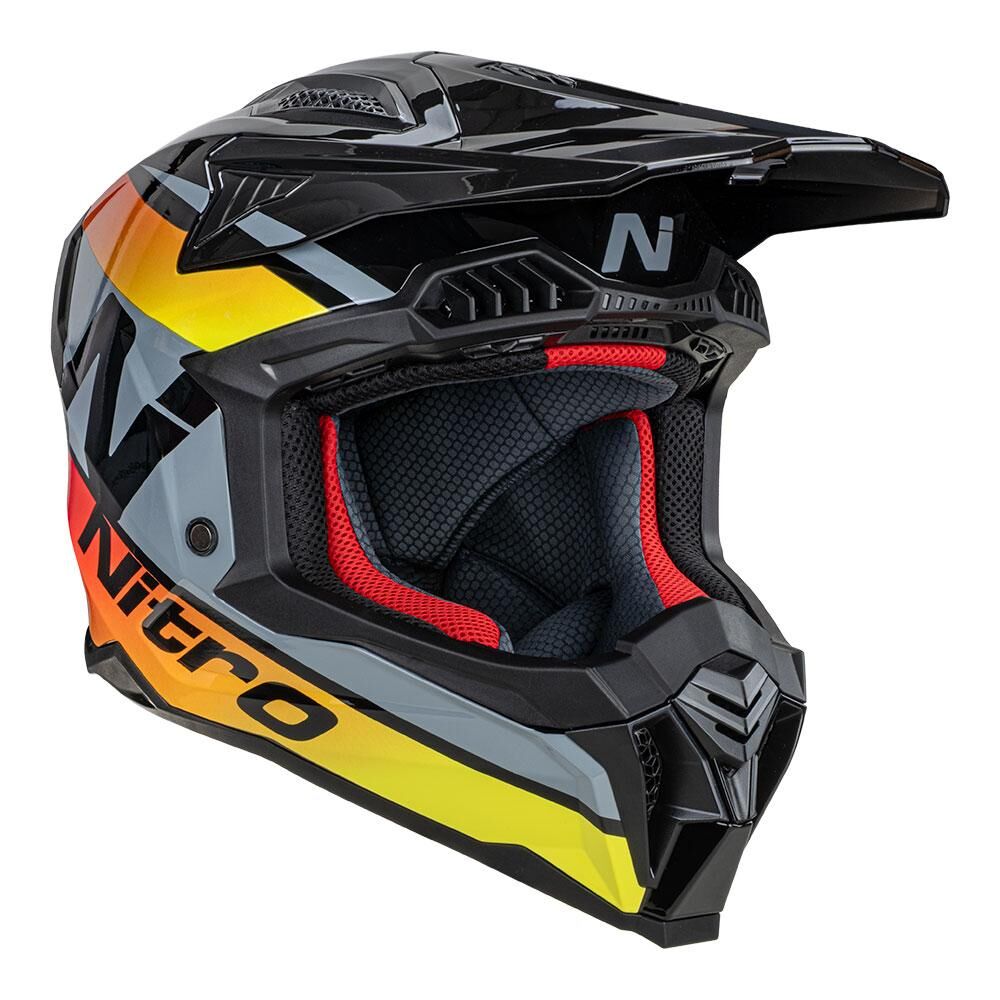 NITRO MX710 ONYX-Q2 YELLOW/RED