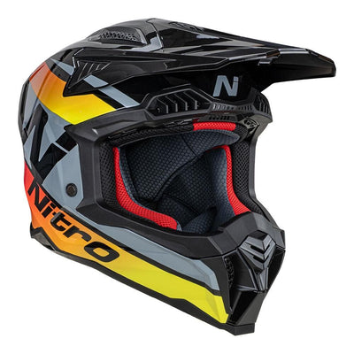 NITRO MX710 ONYX-Q2 YELLOW/RED