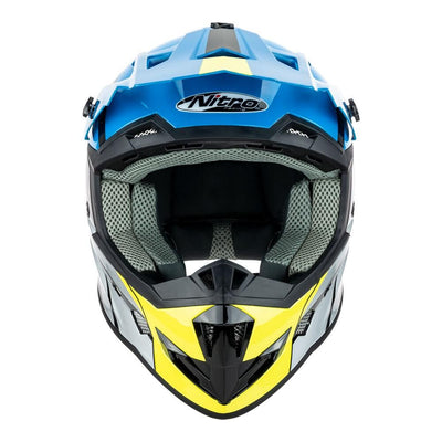 NITRO MX700 YOUTH RECOIL BLUE/BLACK/GREY/FLURO