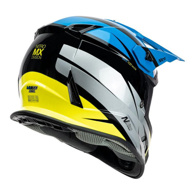 NITRO MX700 YOUTH RECOIL BLUE/BLACK/GREY/FLURO
