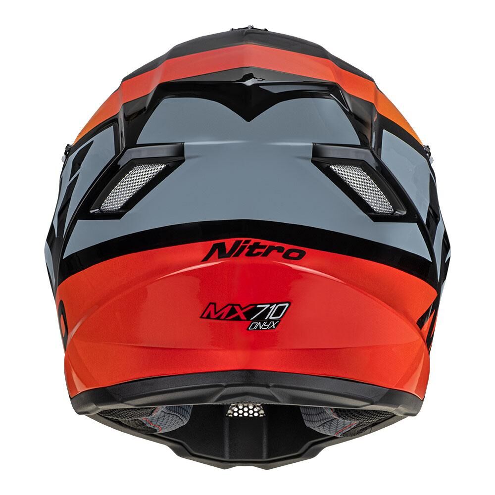 NITRO MX710 YOUTH ONYX-Q2 YELLOW/RED