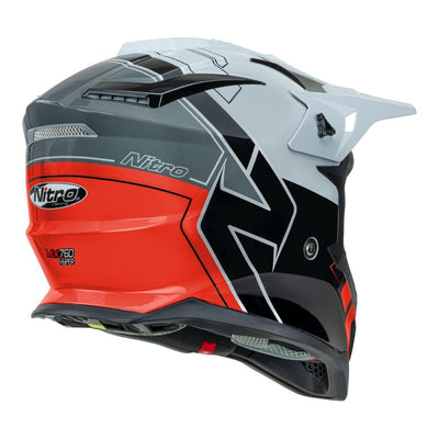 NITRO MX760 GLOSS SILVER/GREY/BLACK/RED