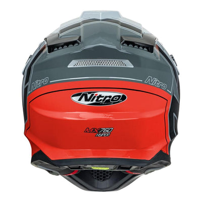 NITRO MX760 GLOSS SILVER/GREY/BLACK/RED