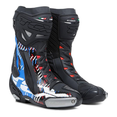 TCX RT-RACE PRO AIR BOOTS BLACK/BLU/RED