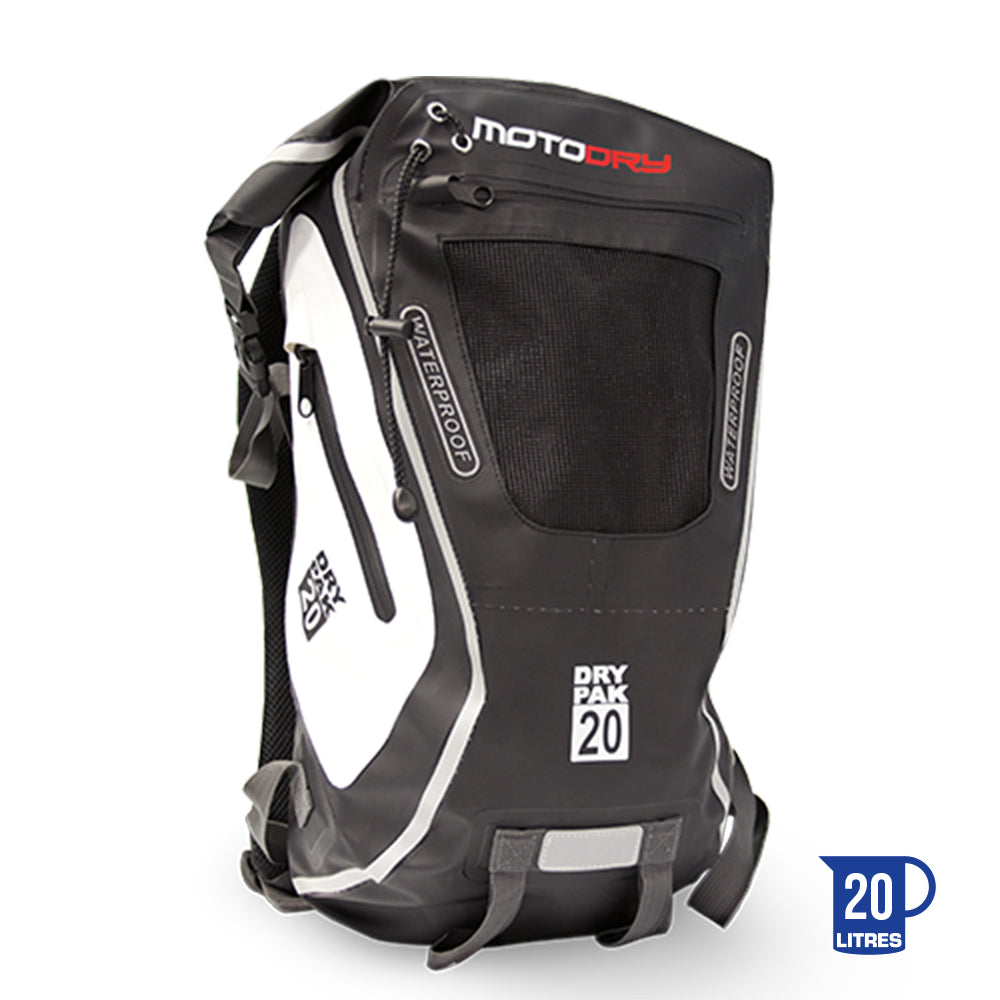 MOTODRY  'DRYPAK' W/PROOF BACKPACK 20L